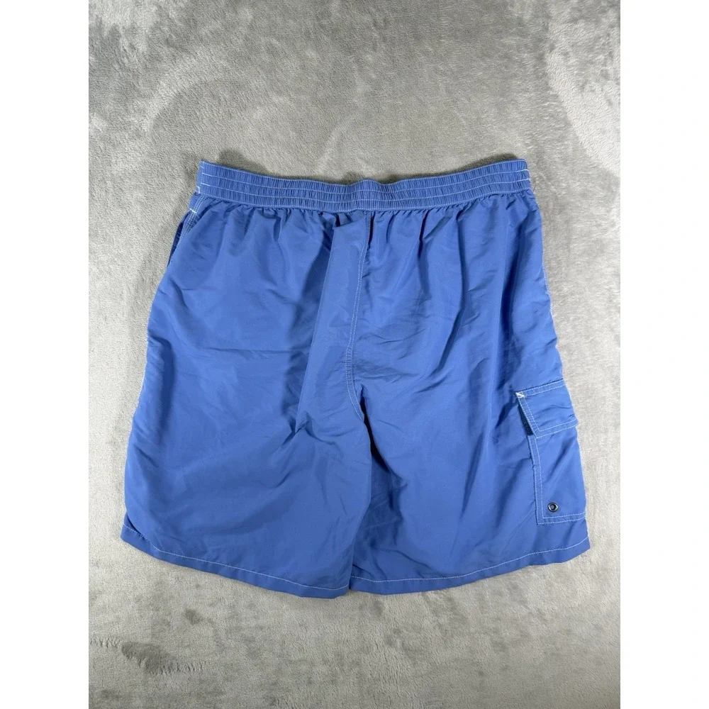 Polo Ralph Lauren‎ Swim Trunks Men's Large Blue Cargo Shorts Swimwear